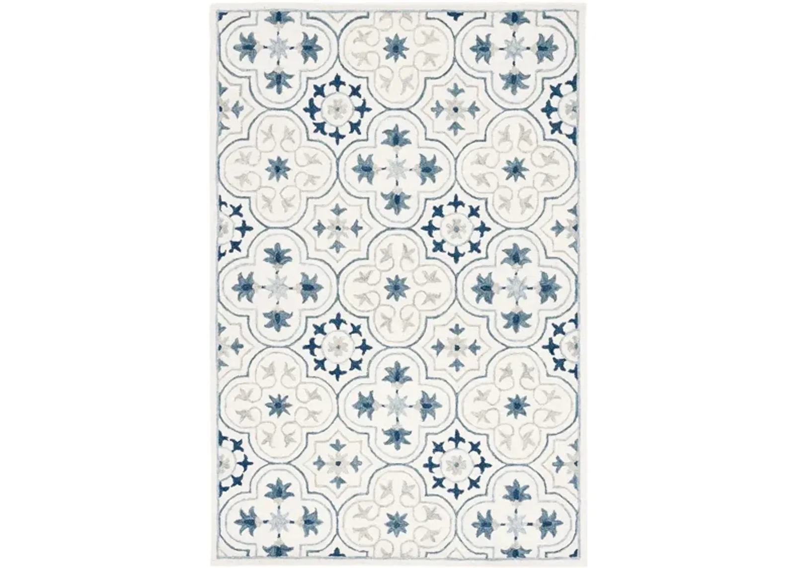 Hololive Area Rug in Ivory & Sage by Safavieh