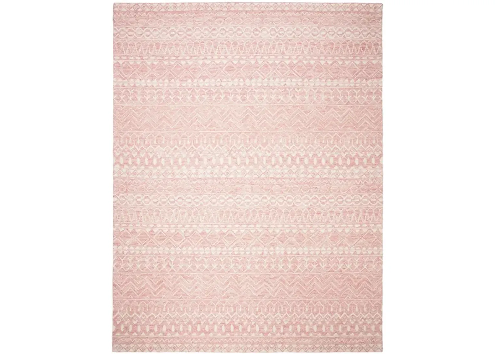 Kazuma Area Rug in Pink & Ivory by Safavieh