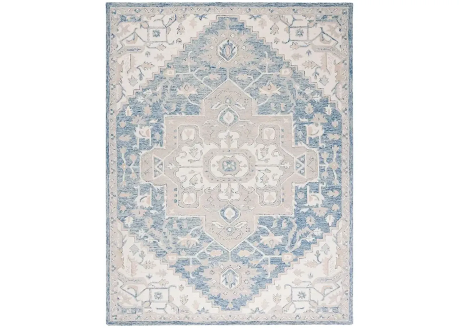 McGrath Area Rug in Blue & Ivory by Safavieh