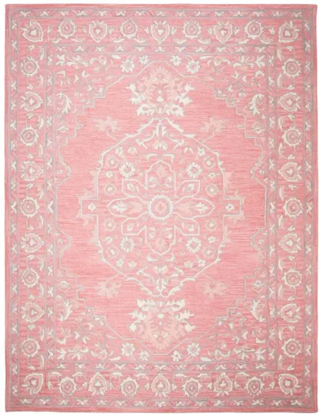 Kilimanjaro Area Rug in Pink & Ivory by Safavieh
