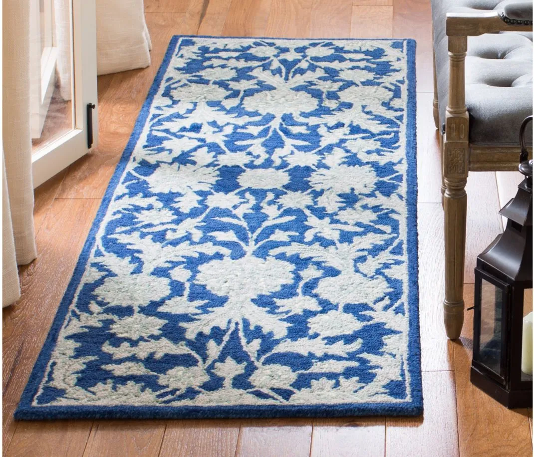 Kruse Area Rug in Navy & Gray by Safavieh