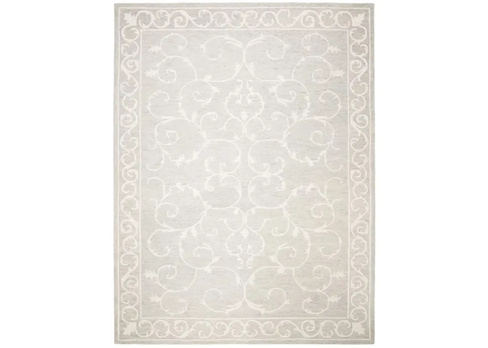 Shinjuku Area Rug in Light Gray & Ivory by Safavieh