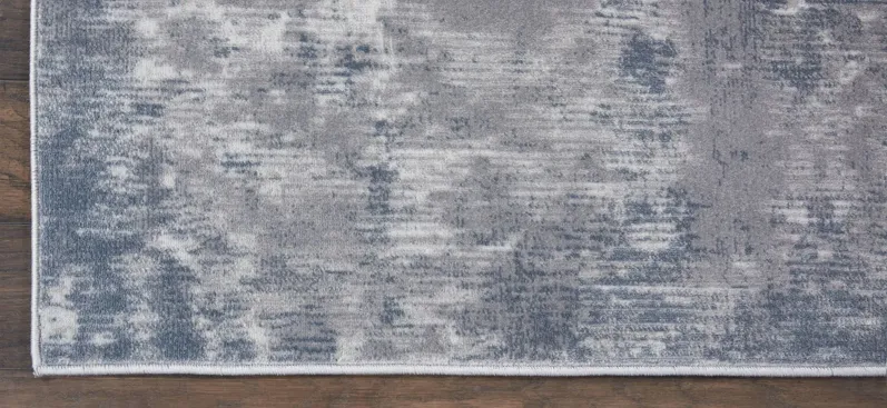 Rustic Textures Area Rug in Grey by Nourison