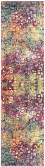 Monaco Runner Rug in Pink/Multi by Safavieh