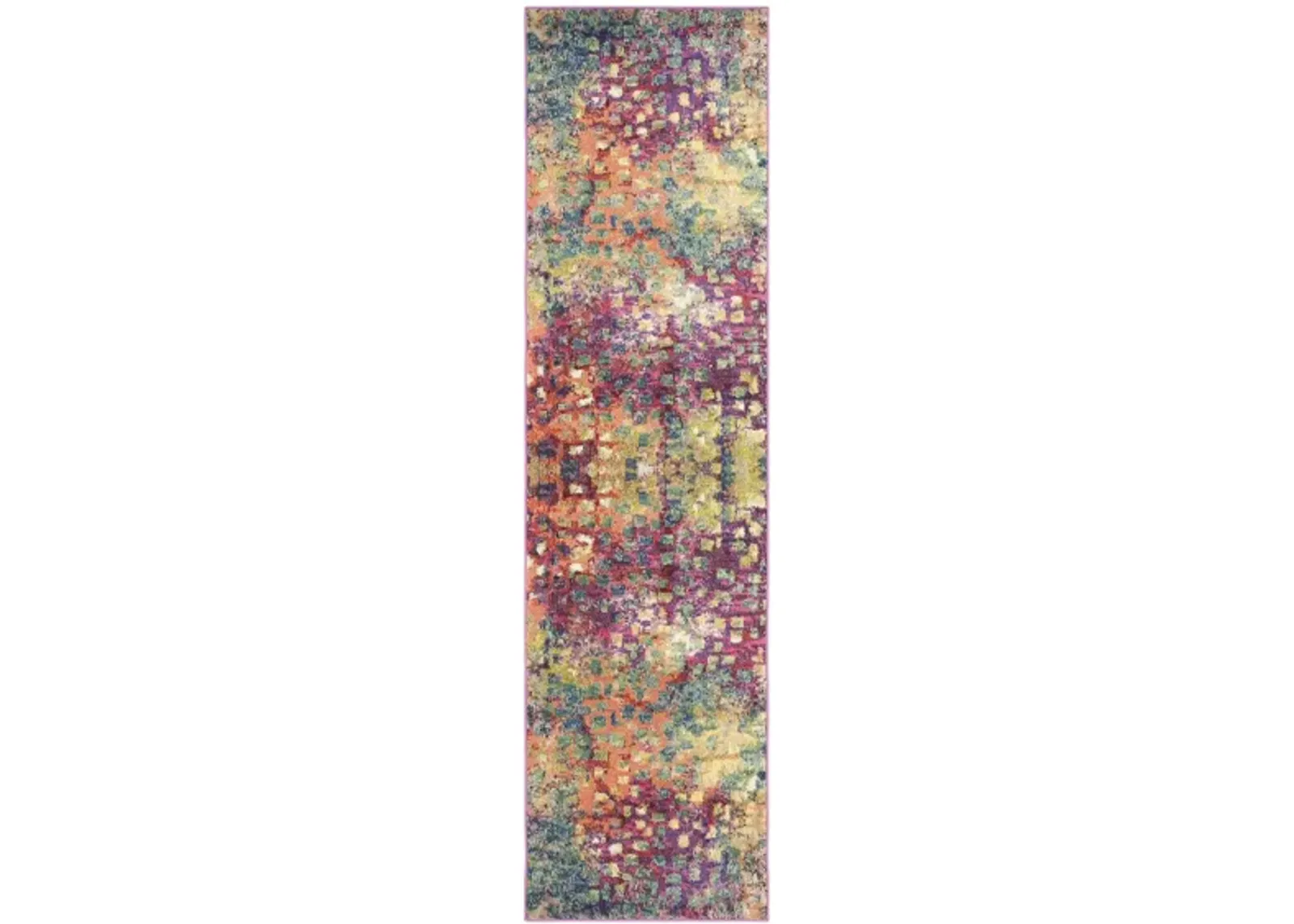 Monaco Runner Rug in Pink/Multi by Safavieh