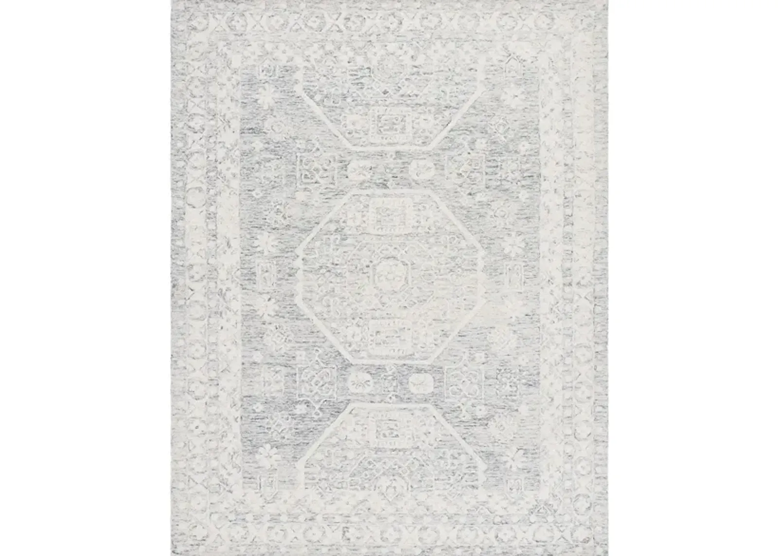 Fluffton Area Rug in Charcoal & Cream by Safavieh