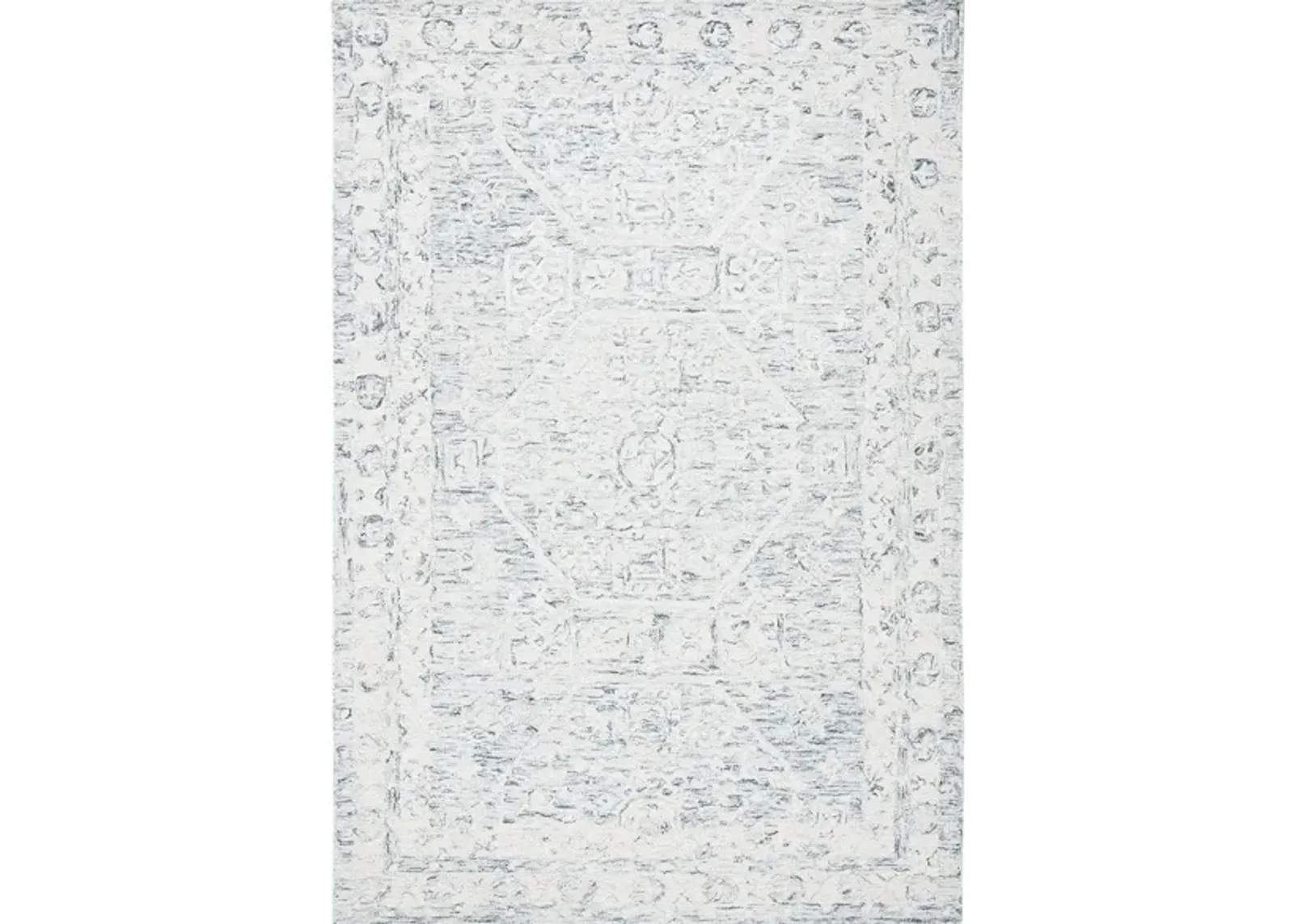 Fluffton Area Rug in Charcoal & Cream by Safavieh