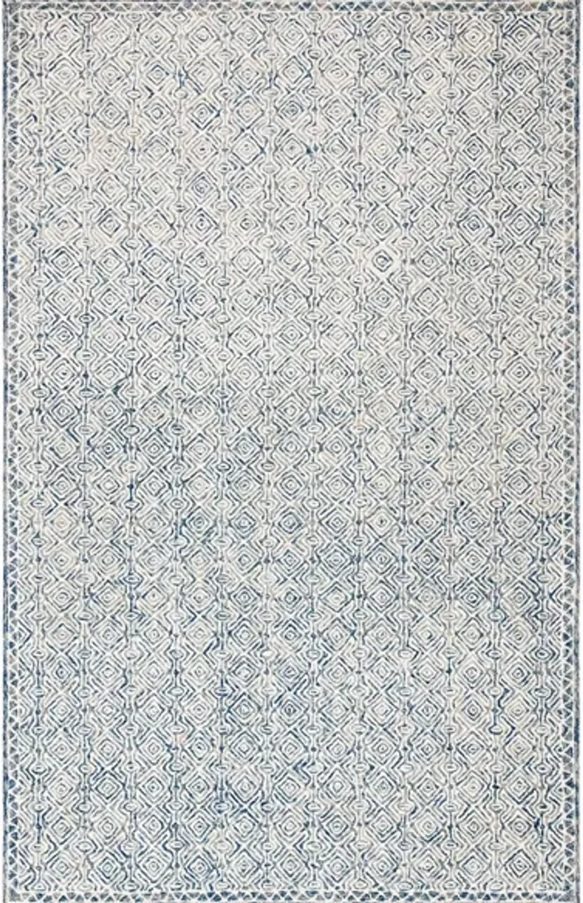 Silverstein Area Rug in Navy & Cream by Safavieh