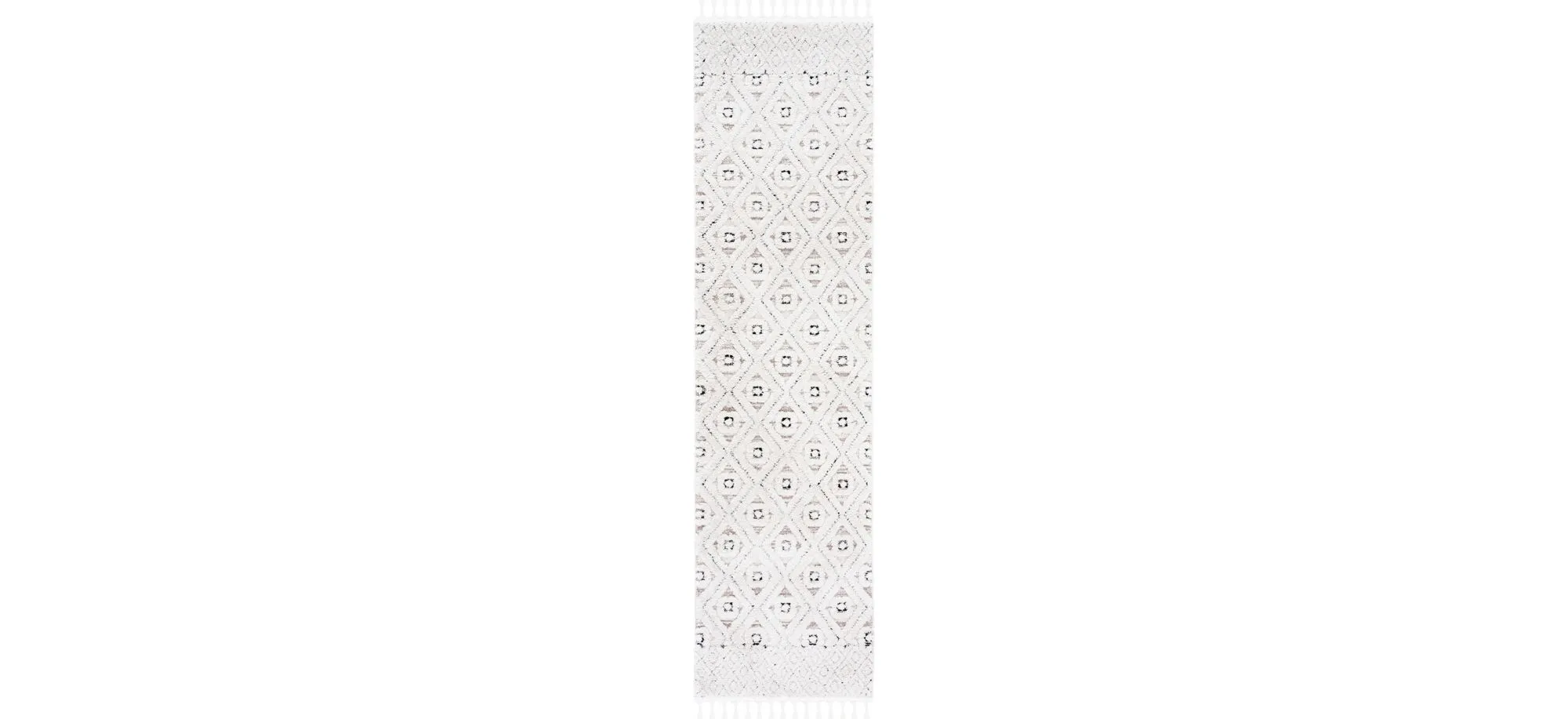 Marrakesh Runner Rug in Gray / Ivory by Safavieh