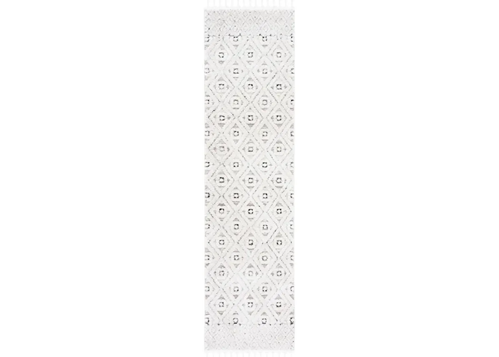 Marrakesh Runner Rug in Gray / Ivory by Safavieh