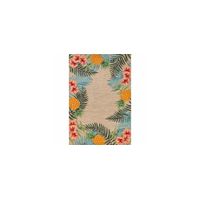 Liora Manne Ravella Tropical Indoor/Outdoor Area Rug in Neutral by Trans-Ocean Import Co Inc