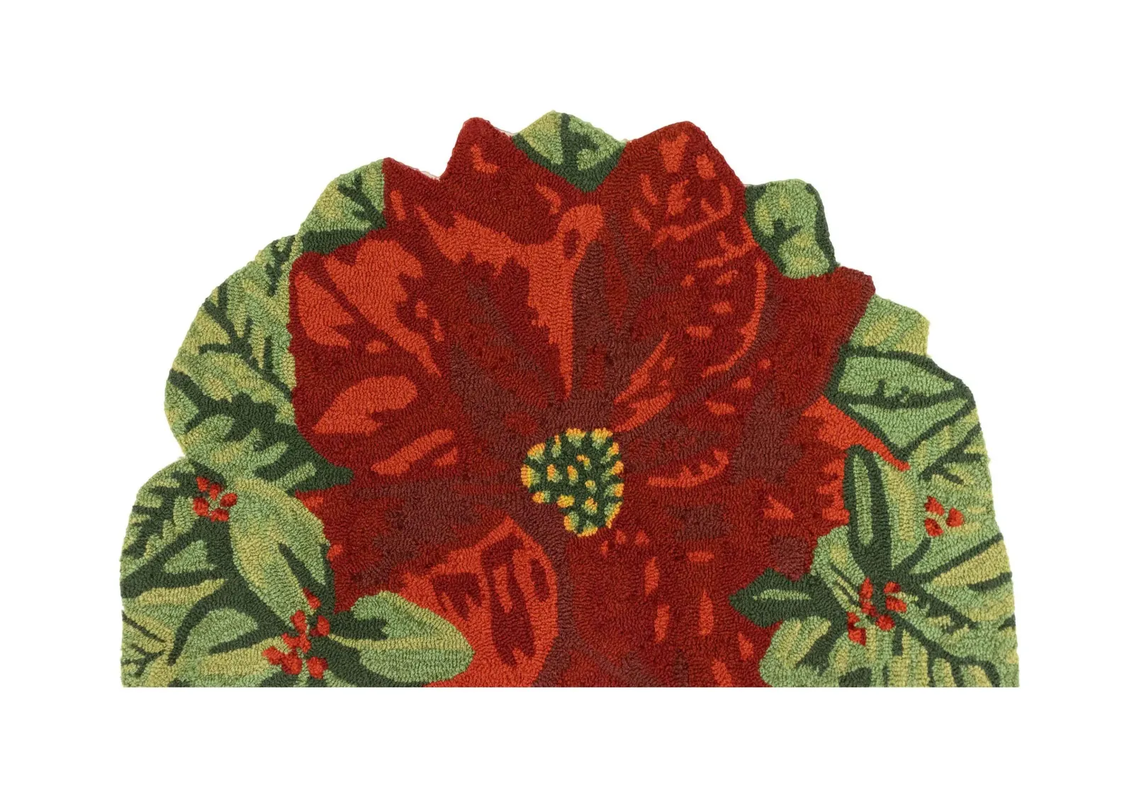 Liora Manne Poinsettia Front Porch Rug