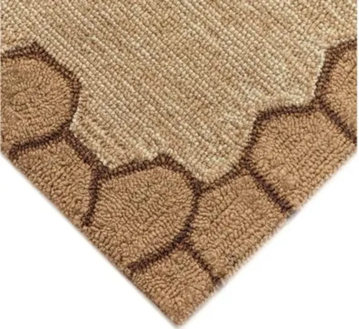 Liora Manne Honeycomb Bee Front Porch Rug