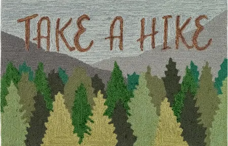 Liora Manne Take A Hike Front Porch Rug in Forest by Trans-Ocean Import Co Inc