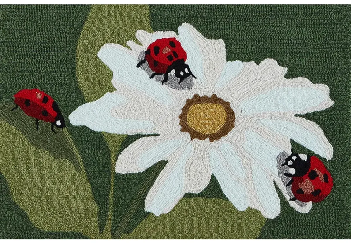 Liora Manne Ladybugs Front Porch Rug