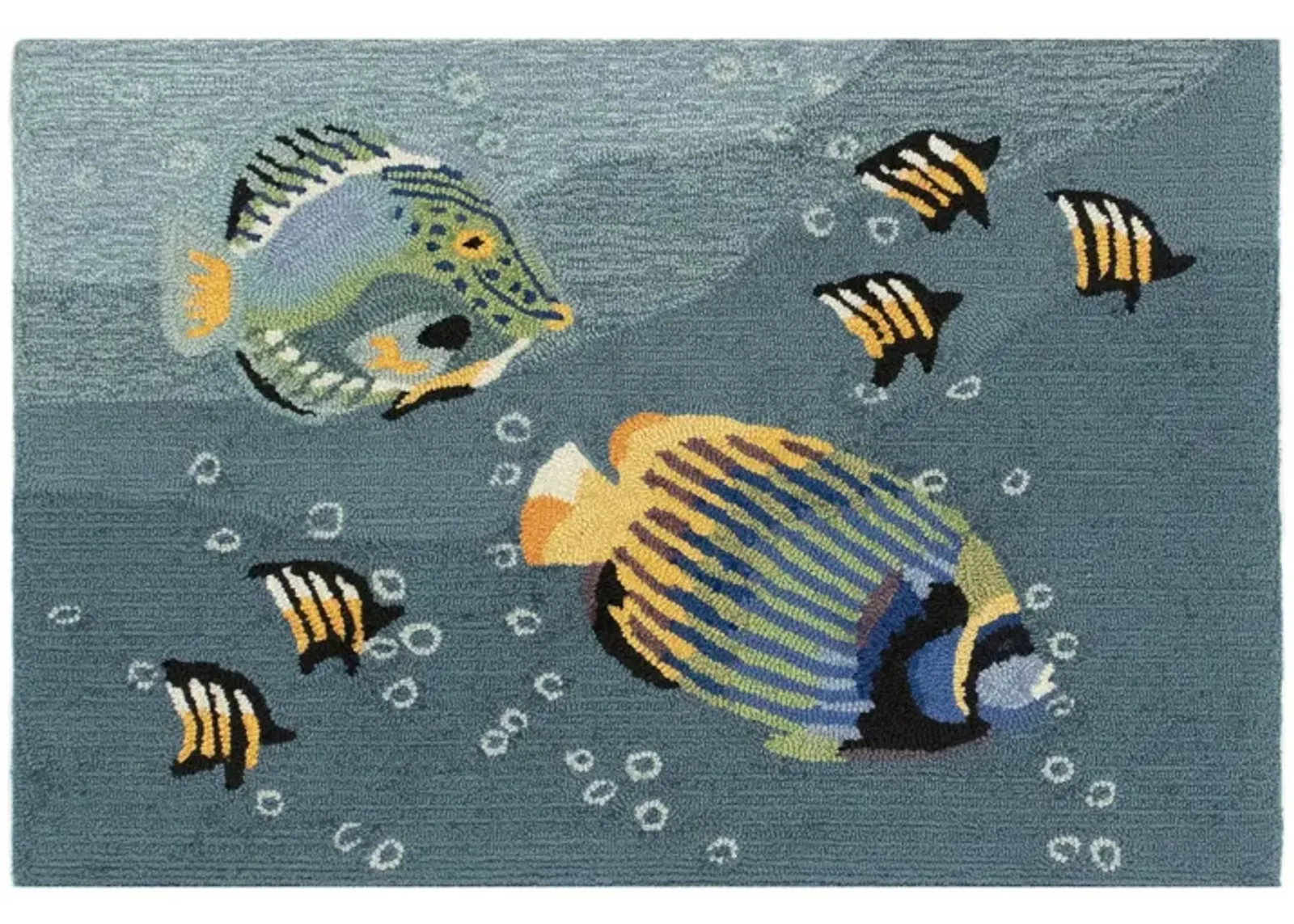 Liora Manne Aquarium Front Porch Rug in Ocean by Trans-Ocean Import Co Inc