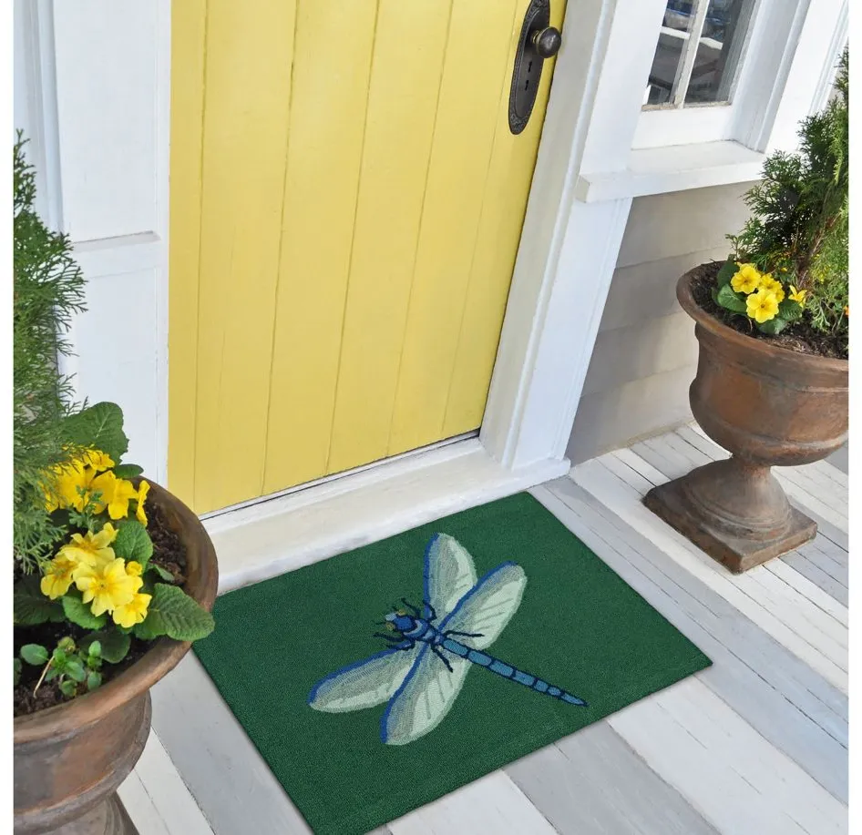 Liora Manne Garden Dragonfly Front Porch Rug