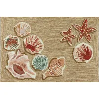 Liora Manne Beachcomber Front Porch Rug in Sand by Trans-Ocean Import Co Inc