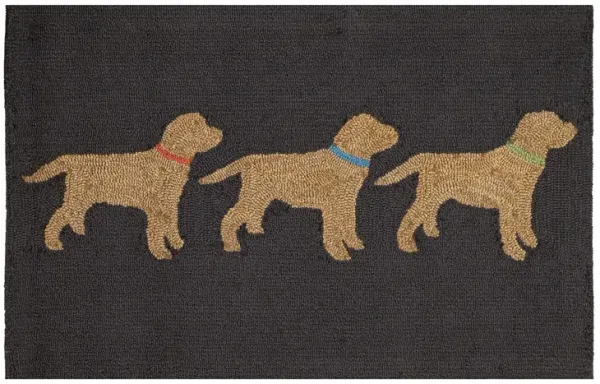 Liora Manne Yellow Labs Front Porch Rug