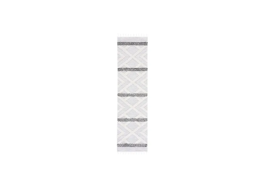 Marrakesh Runner Rug in Gray / Ivory by Safavieh