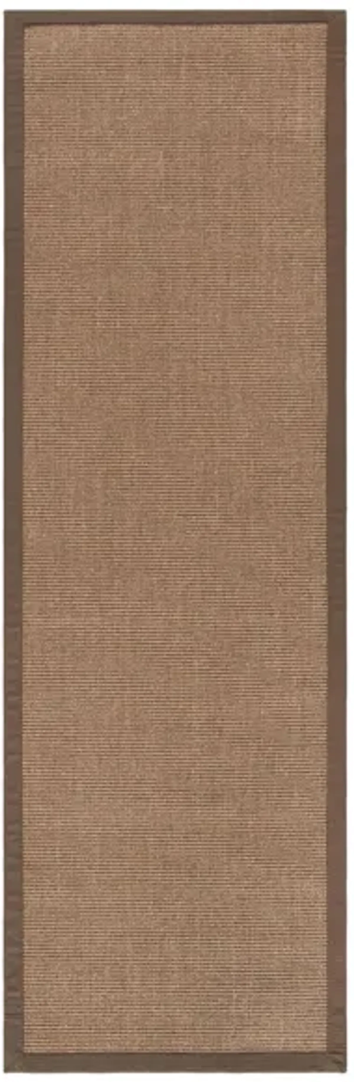 Natural Fiber Runner Rug in Brown/Brown by Safavieh