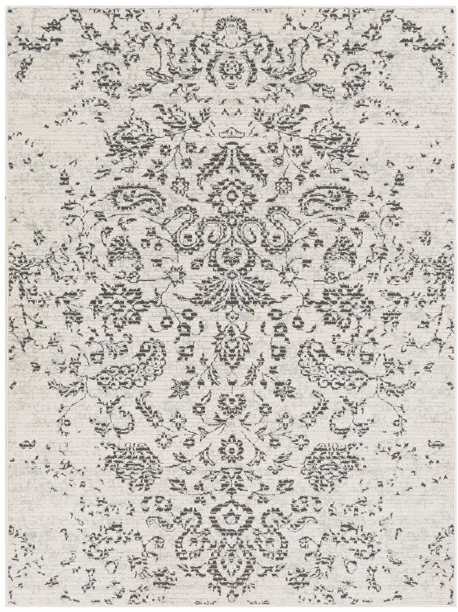 Bahar Area Rug in Taupe, Beige, Charcoal by Surya
