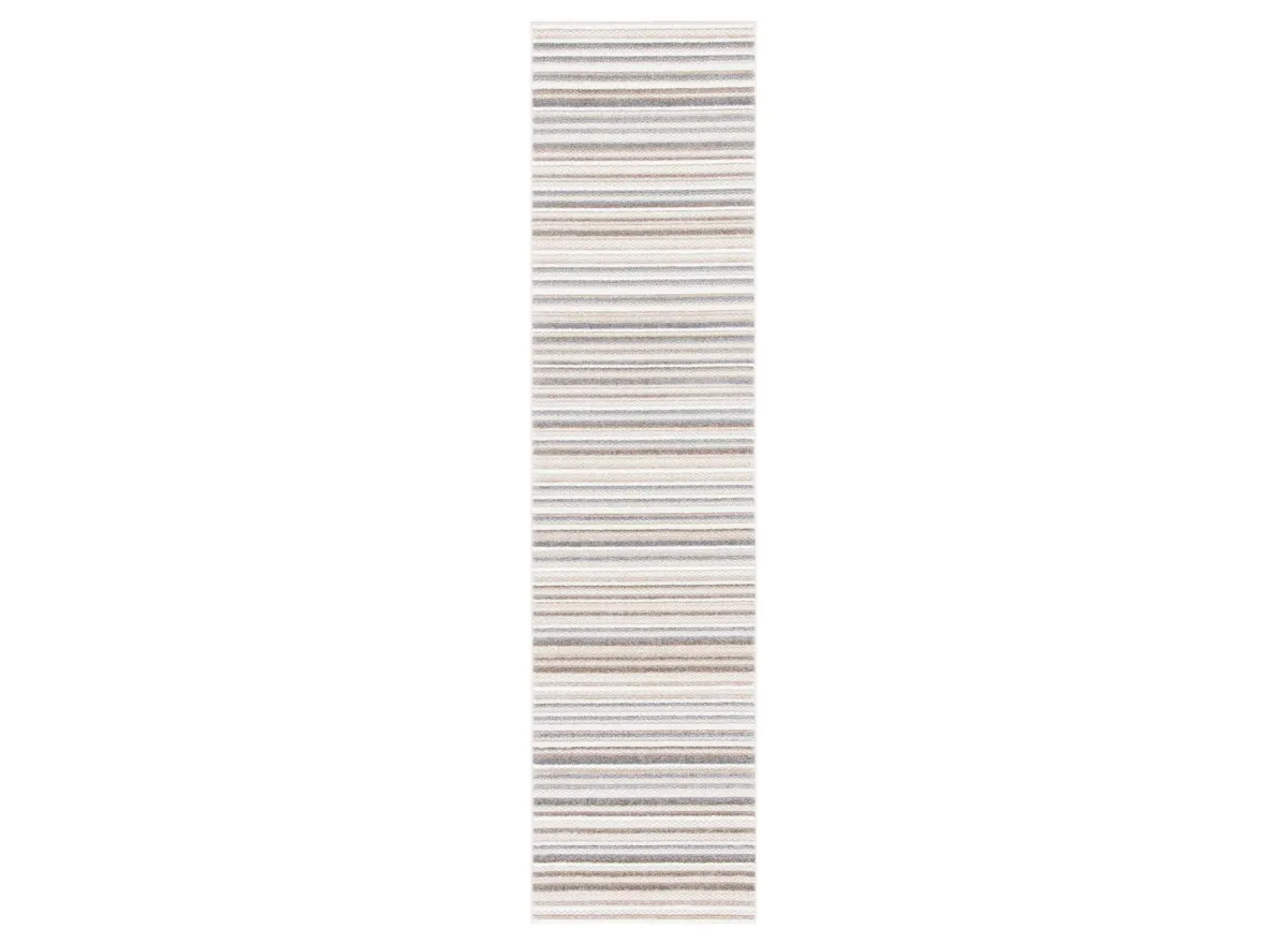 Cabana Runner Rug in Ivory & Gray by Safavieh