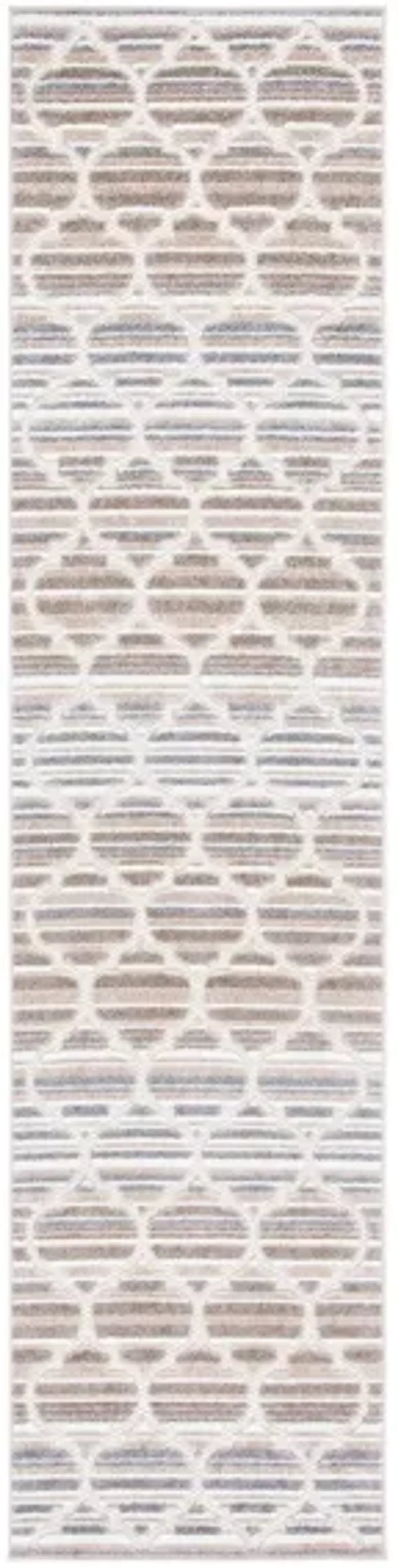 Cabana Runner Rug in Gray & Ivory by Safavieh