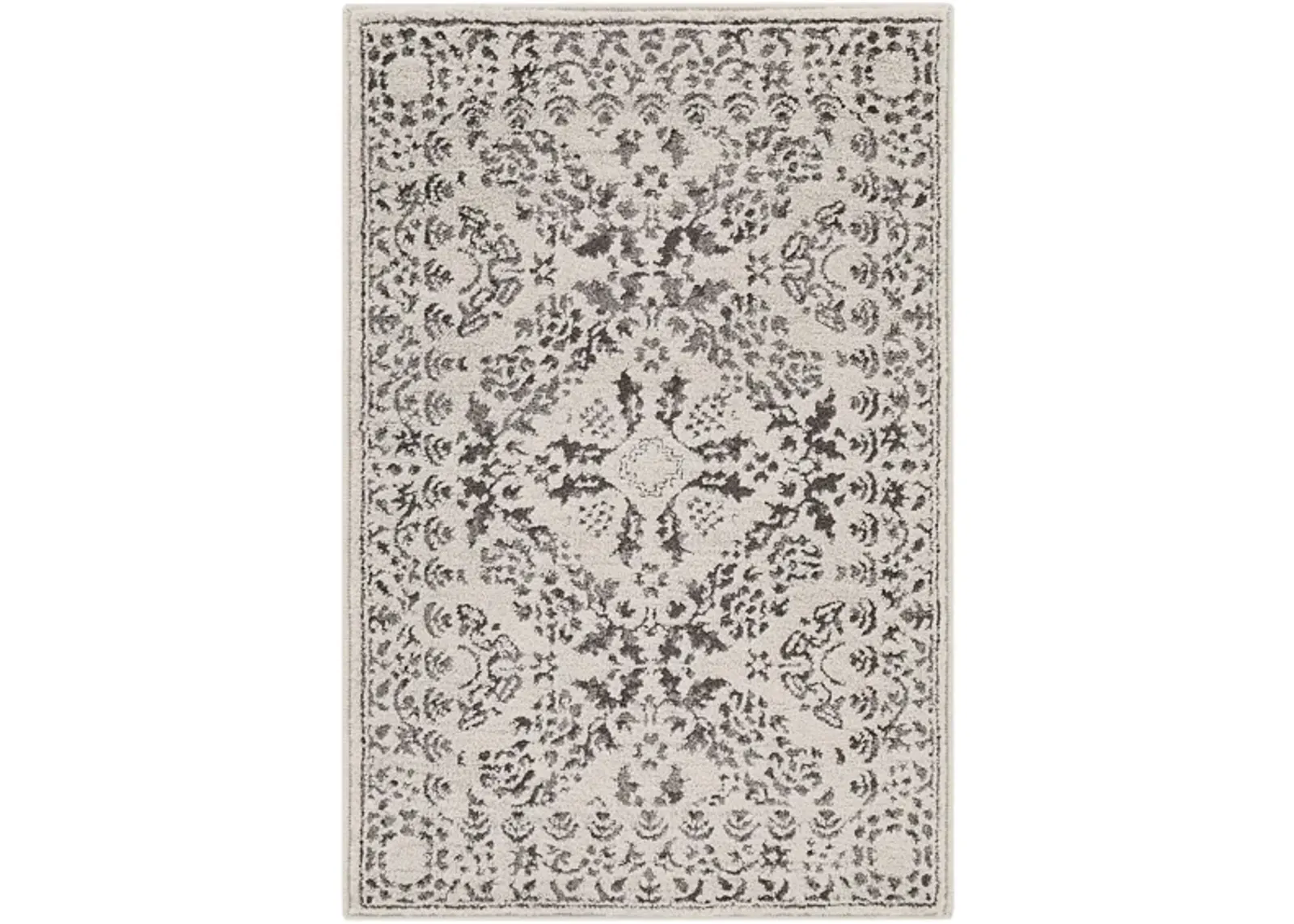 Bahar Area Rug in Medium Gray, Charcoal, Beige, Taupe by Surya