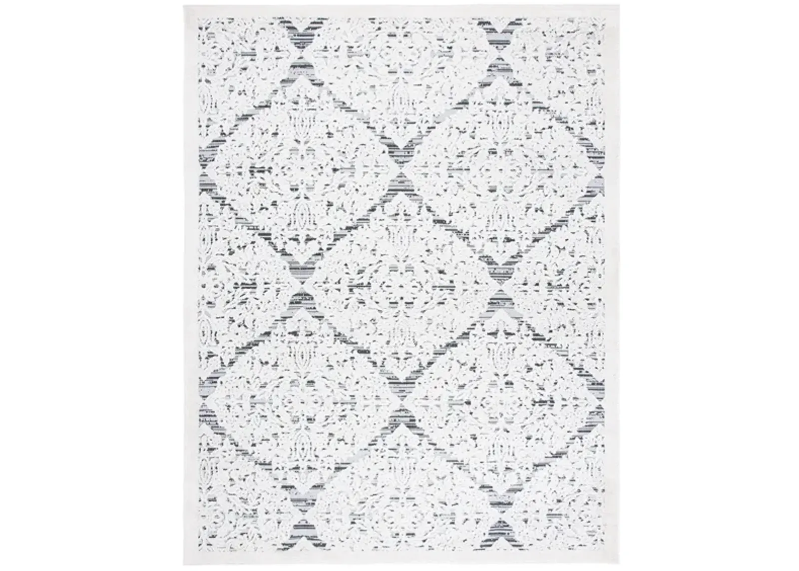 Cabana IV Area Rug in Ivory & Gray by Safavieh