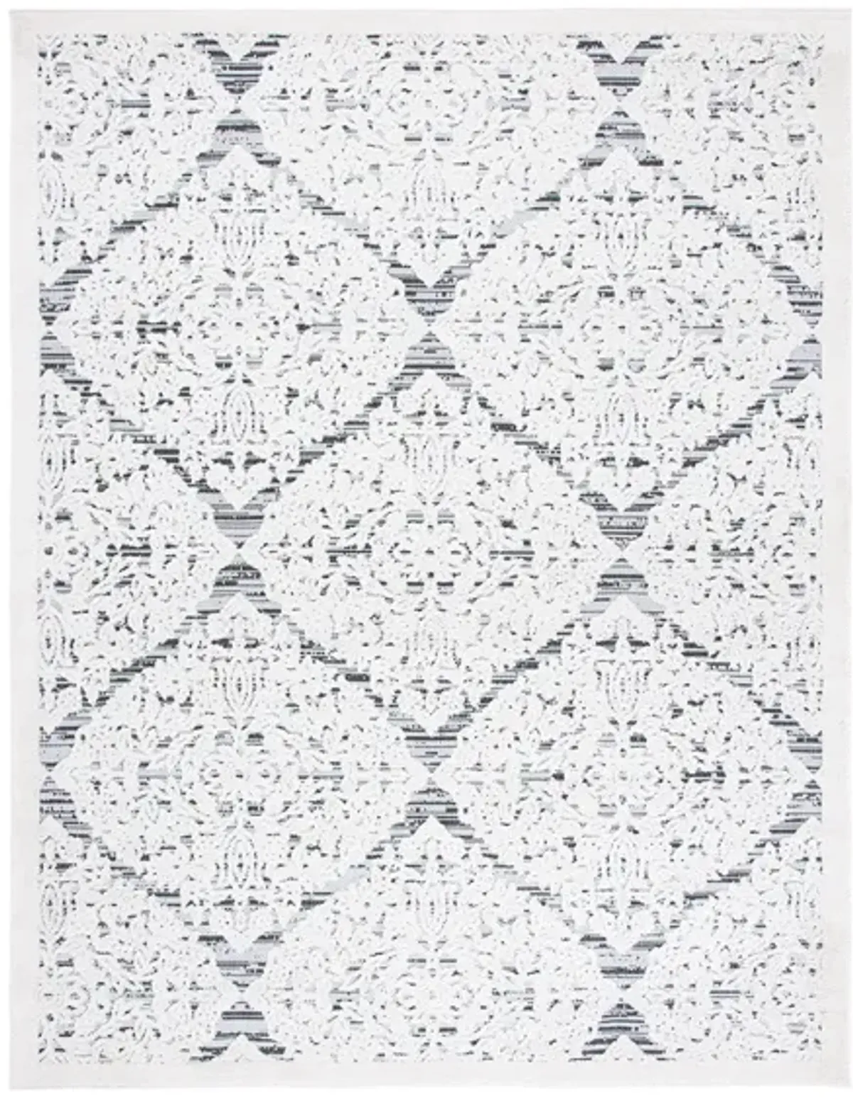 Cabana IV Area Rug in Ivory & Gray by Safavieh