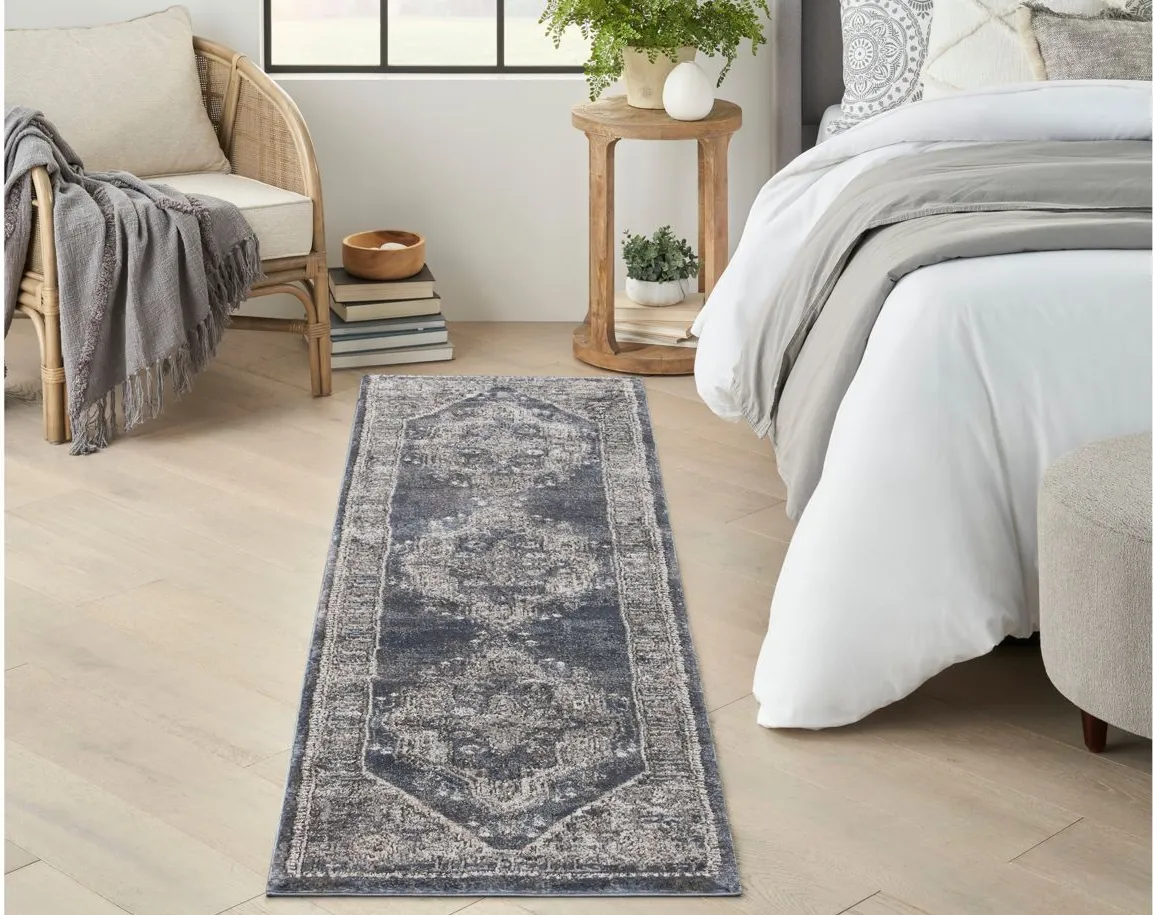 American Kathy Area Rug in Blue by Nourison