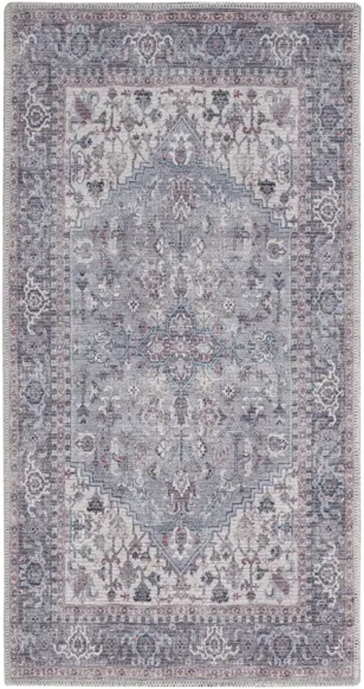 Nicole Curtis Stopher Area Rug in Gray by Nourison