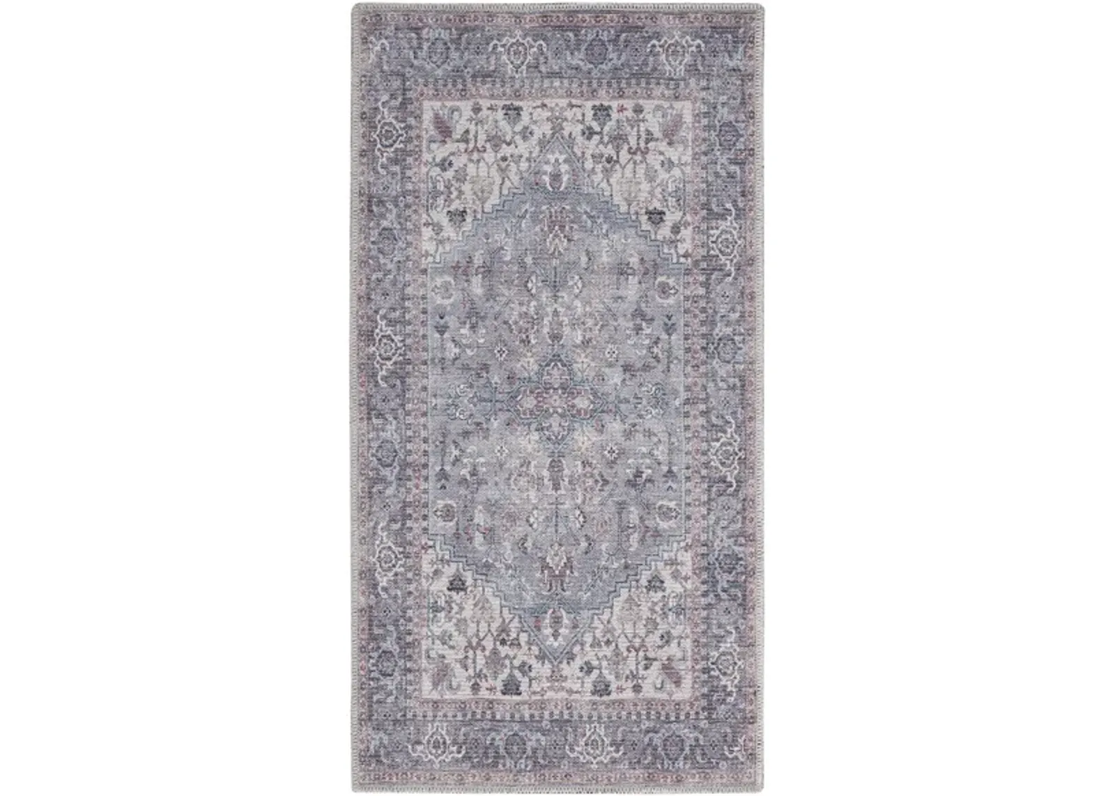 Nicole Curtis Stopher Area Rug in Gray by Nourison