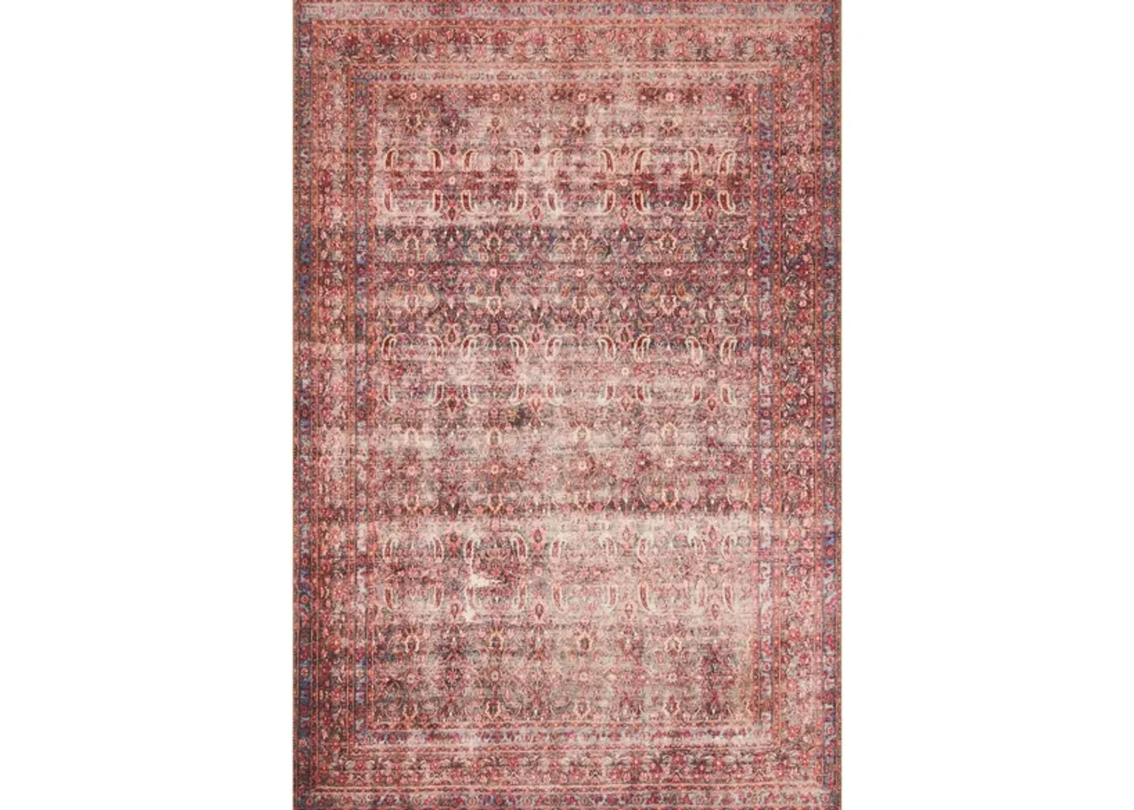 Loren Area Rug in Eggplant/Crimson by Loloi Rugs