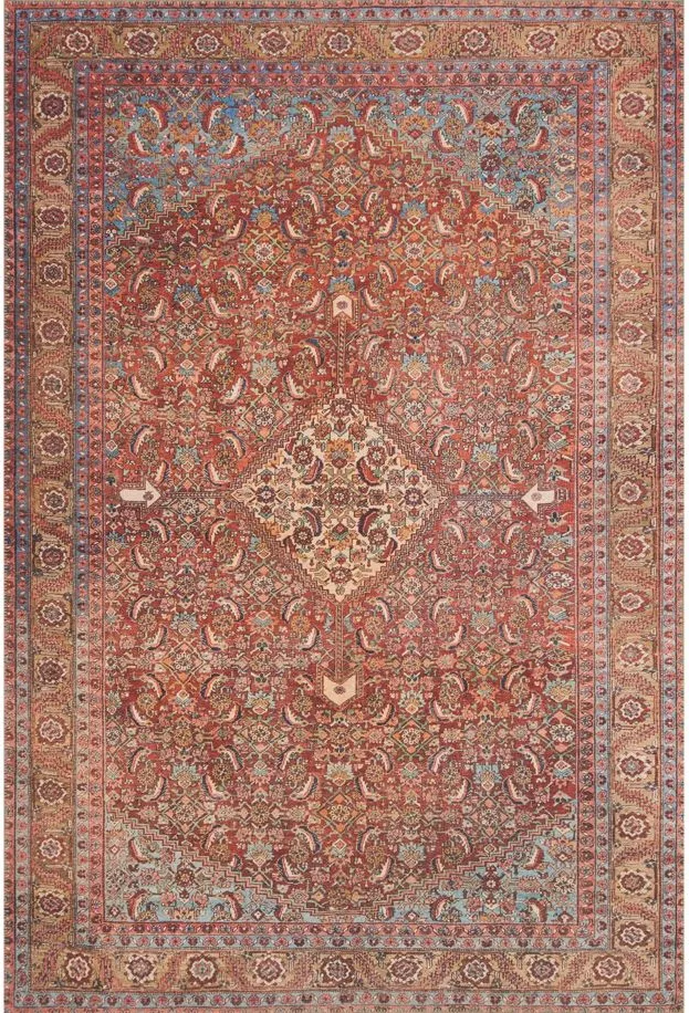 Loren Area Rug in Red/Multi by Loloi Rugs