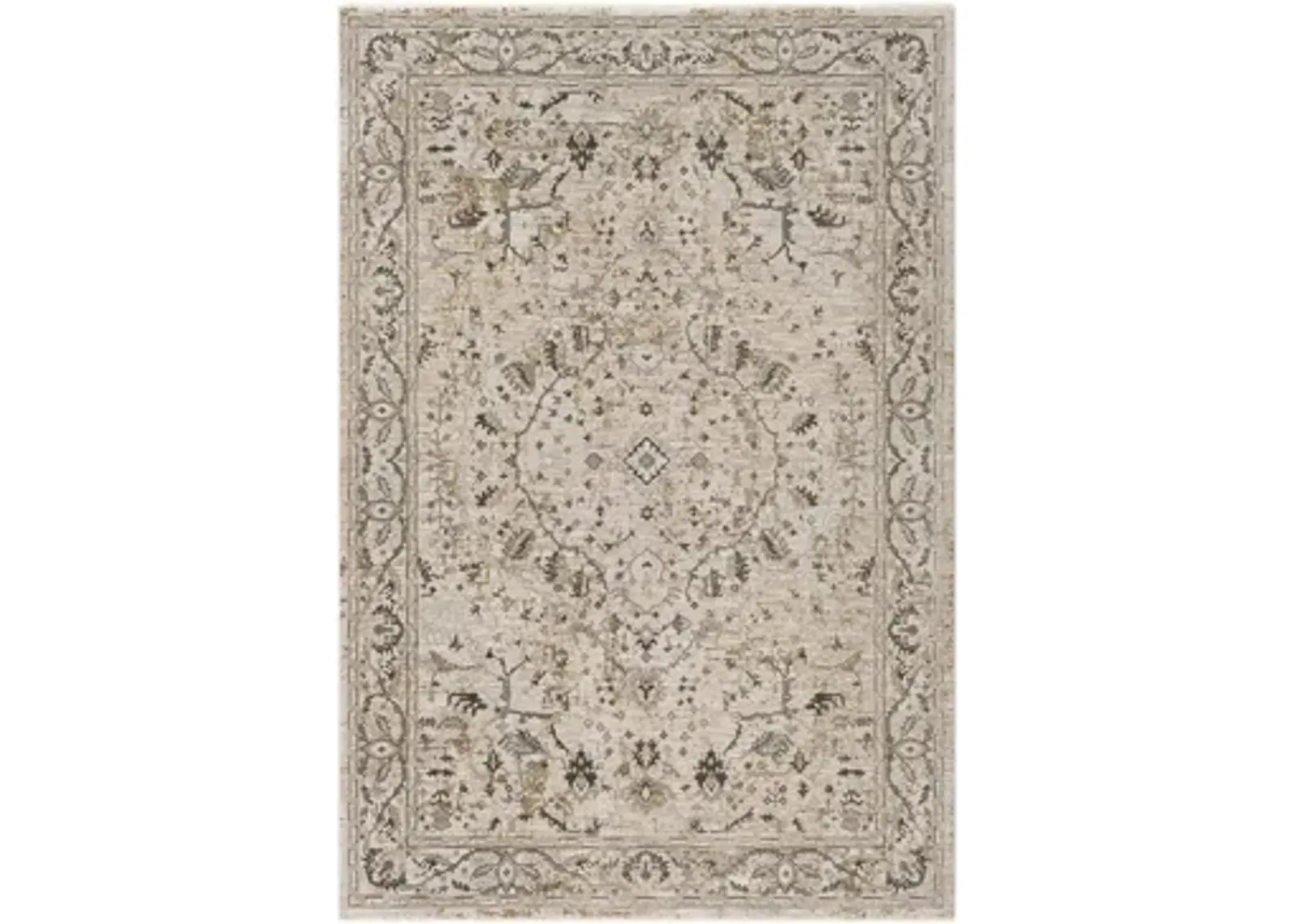 Glynn Malkier Area Rug in Beige, Sage, Dark Green by Surya