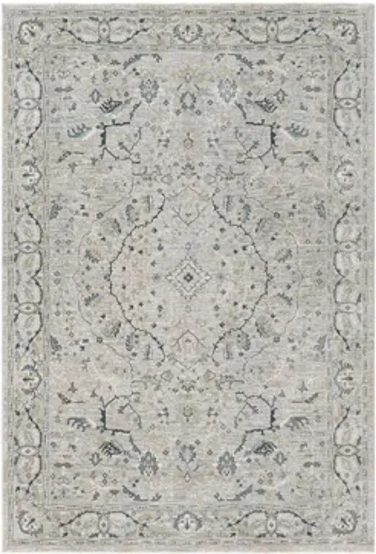 Glynn Seachan Area Rug in Green, Sage, Denim, Beige by Surya