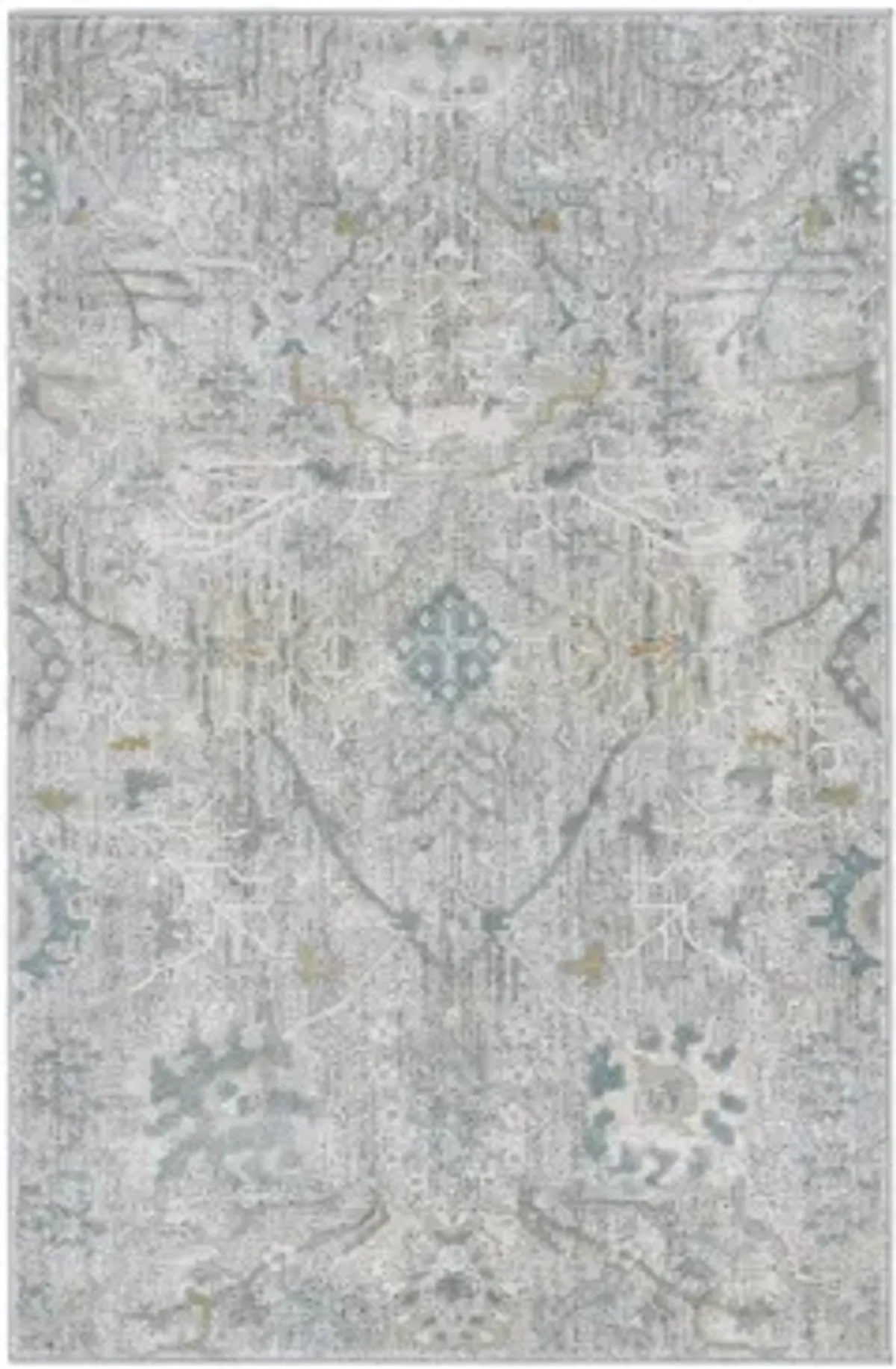 Glynn Andor Area Rug in Sage, Khaki, Denim, Gray by Surya