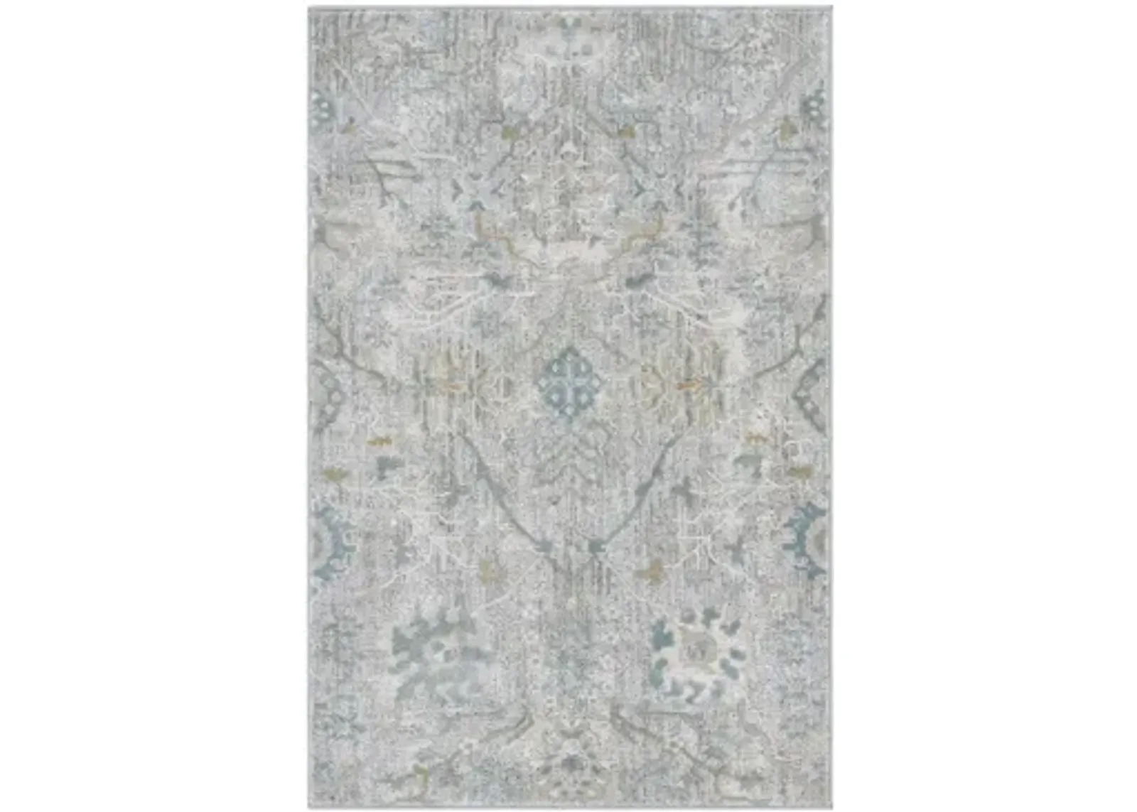 Glynn Andor Area Rug in Sage, Khaki, Denim, Gray by Surya