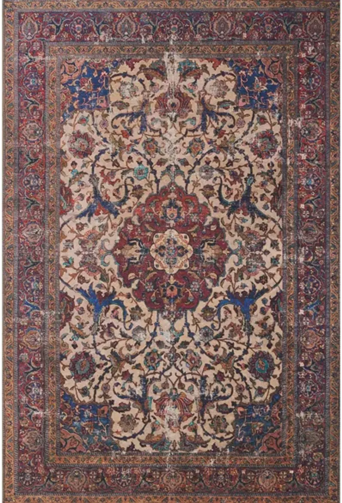 Loren Area Rug in Sand/Multi by Loloi Rugs