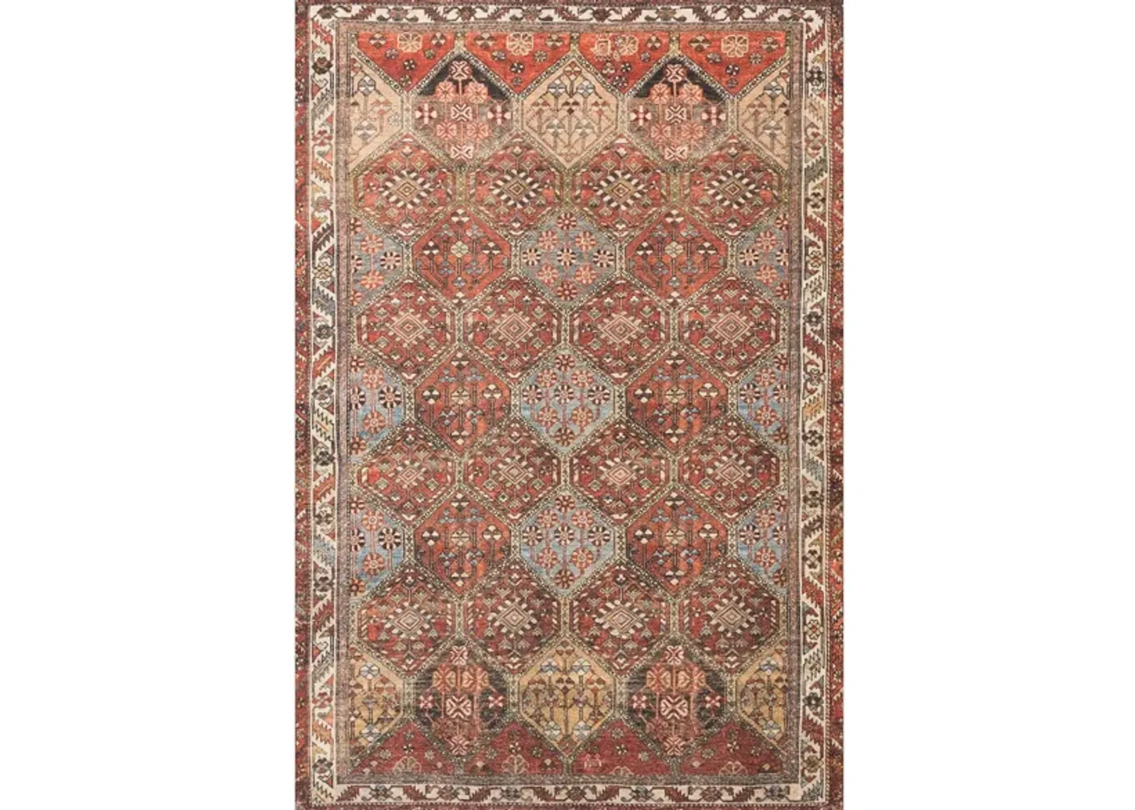 Loren Runner Rug in Spice/Multi by Loloi Rugs