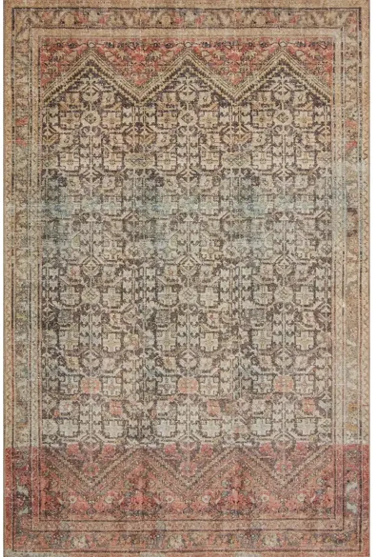 Loren Area Rug in Charcoal/Multi by Loloi Rugs