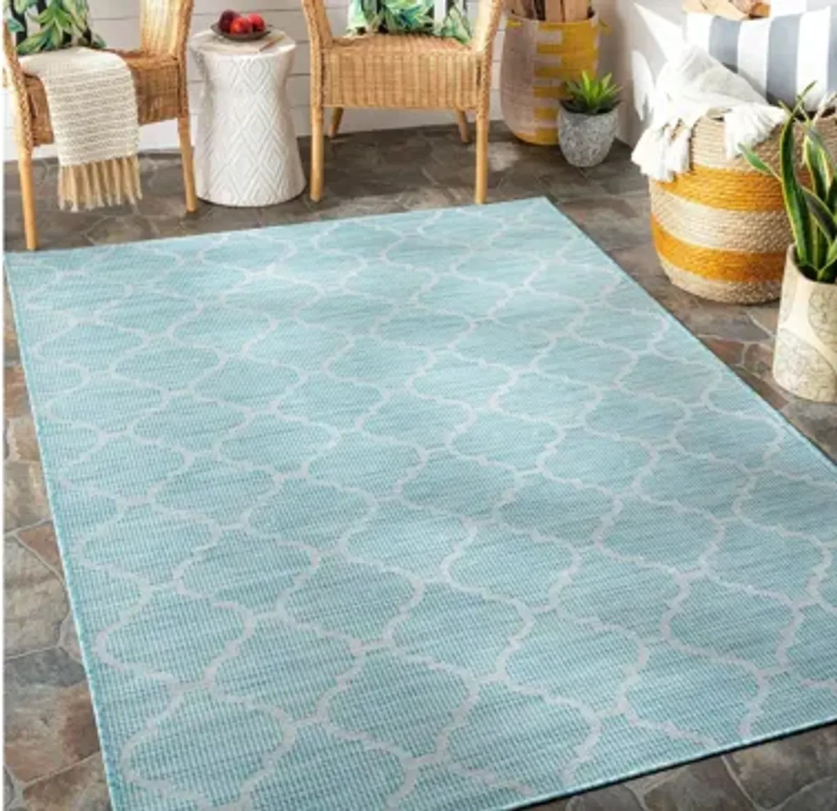 Pasadena Sage Indoor/Outdoor Area Rug