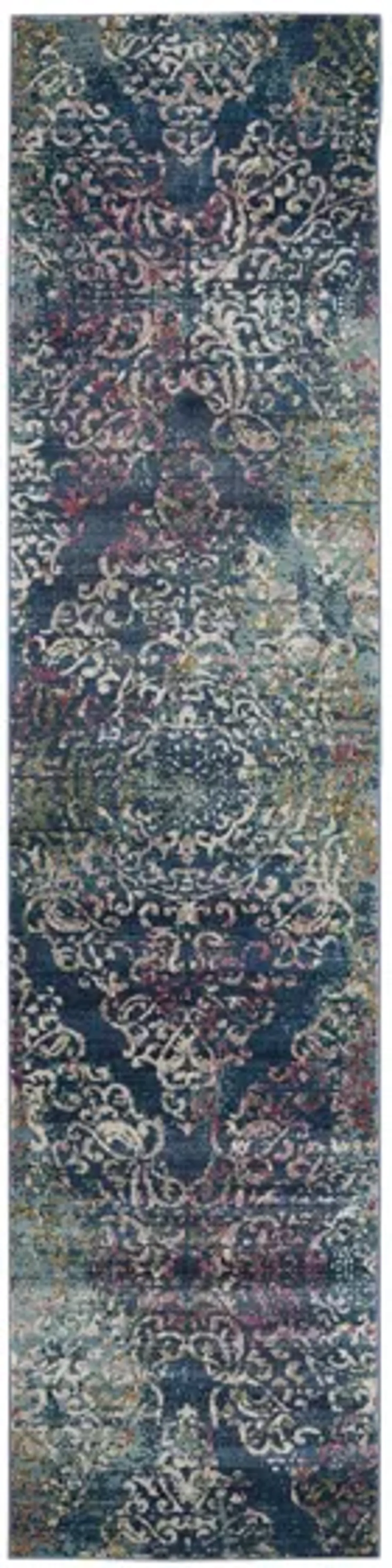 Amaya Area Rug in Blue / Multi by Safavieh