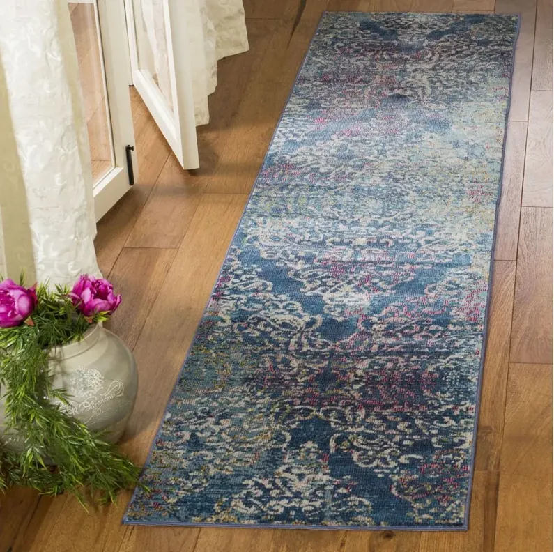 Amaya Area Rug in Blue / Multi by Safavieh