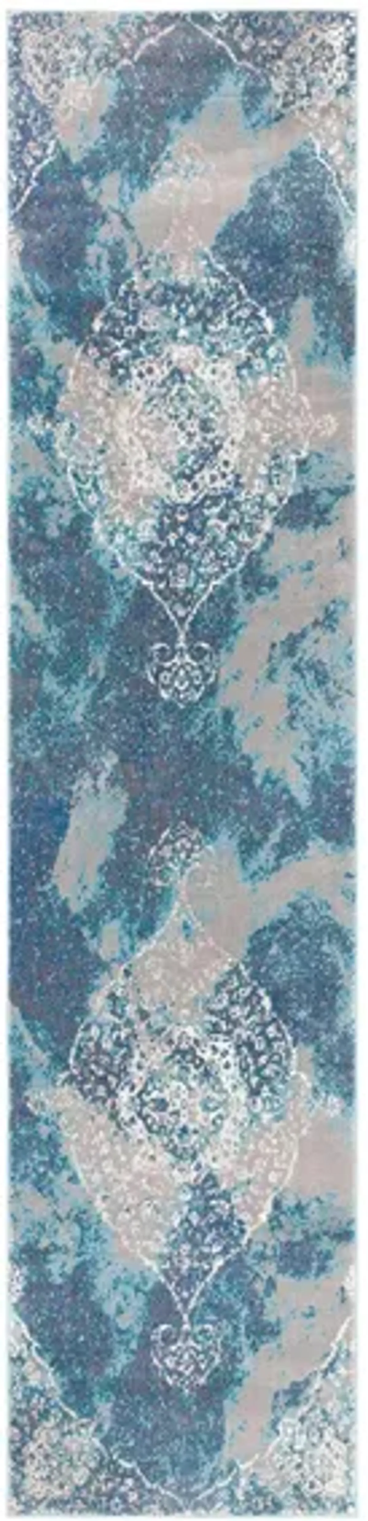 Anson Area Rug in Light Blue / Ivory by Safavieh