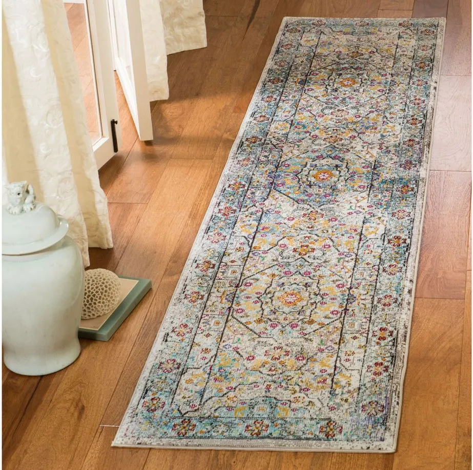 Amariah Area Rug in Cream / Blue by Safavieh