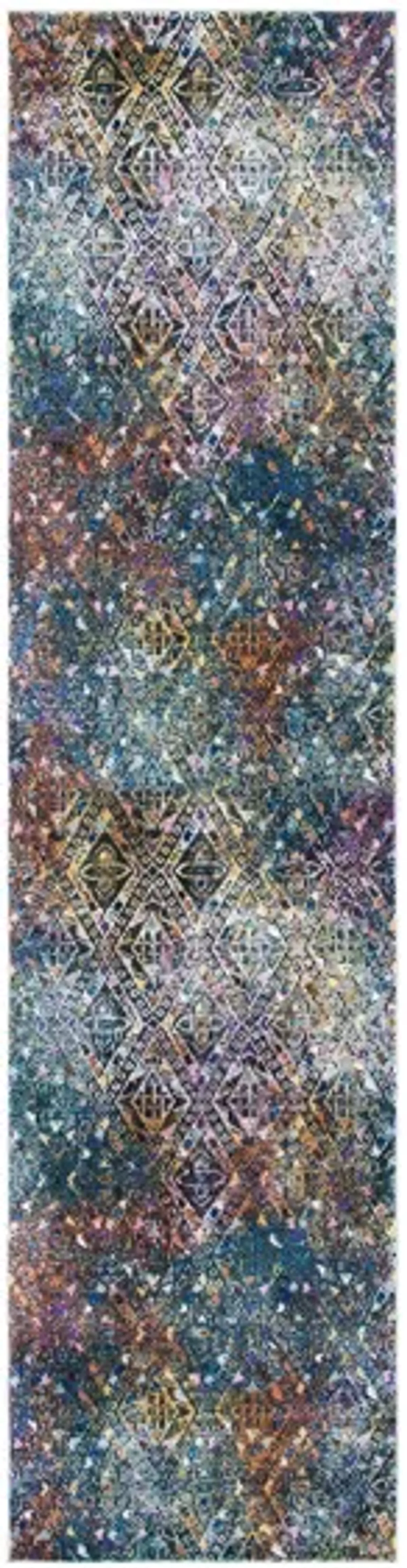 Alessio Area Rug in Blue / Ivory by Safavieh