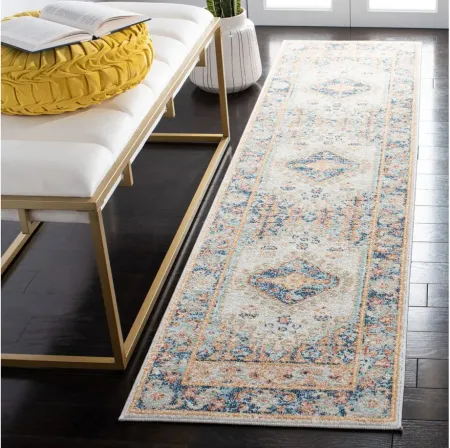 Audrianna Area Rug in Ivory / Navy by Safavieh